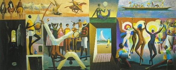 Canvas print Cultural manifestations of Bahia de Carybé, 1984